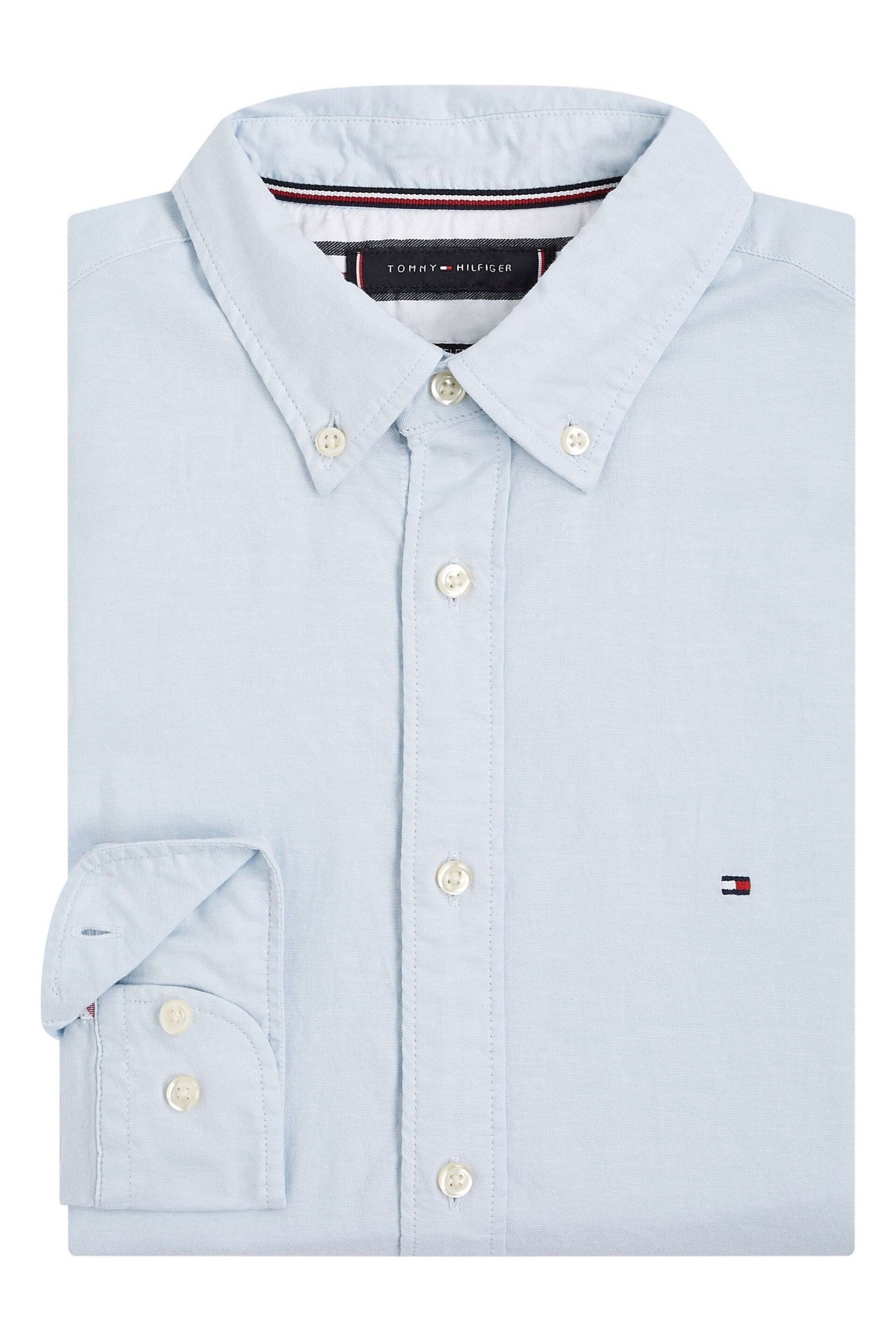 Tommy Hilfiger Blue 1985 Oxford Shirt - Image 7 of 8