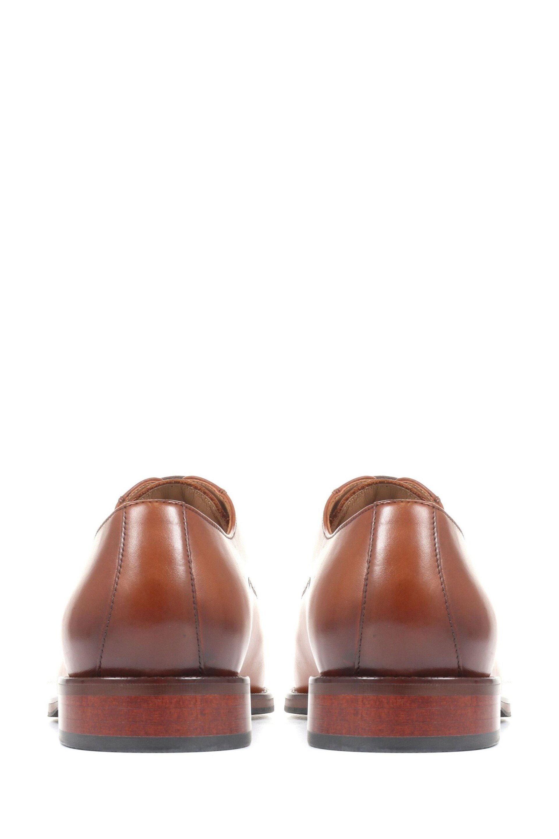 Jones Bootmaker Matthew Tan Leather Oxford Shoes - Image 5 of 5