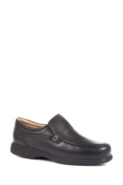 Pavers Gents Black Slip On Smart Shoes - Image 2 of 5