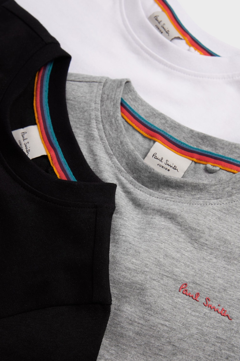 Paul Smith Junior Boys Signature T-Shirts 3 Pack - Image 6 of 7