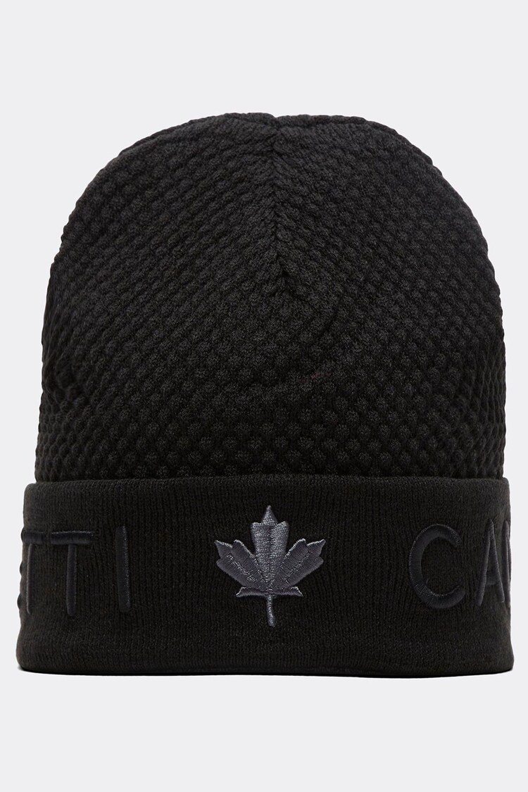 Zavetti Canada Favelli 2.0 knitted Black Hat - Image 2 of 4