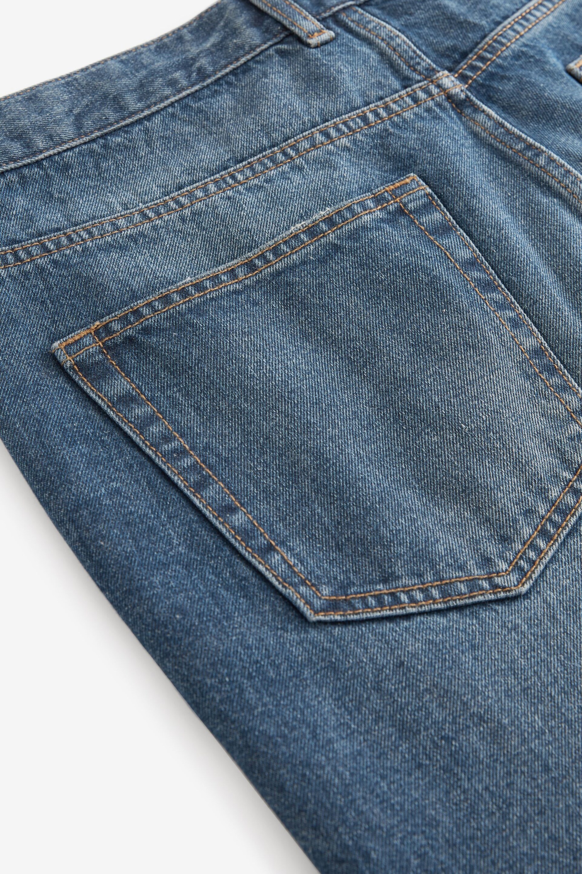 Blue Vintage Bootcut 100% Cotton Authentic Jeans - Image 7 of 10