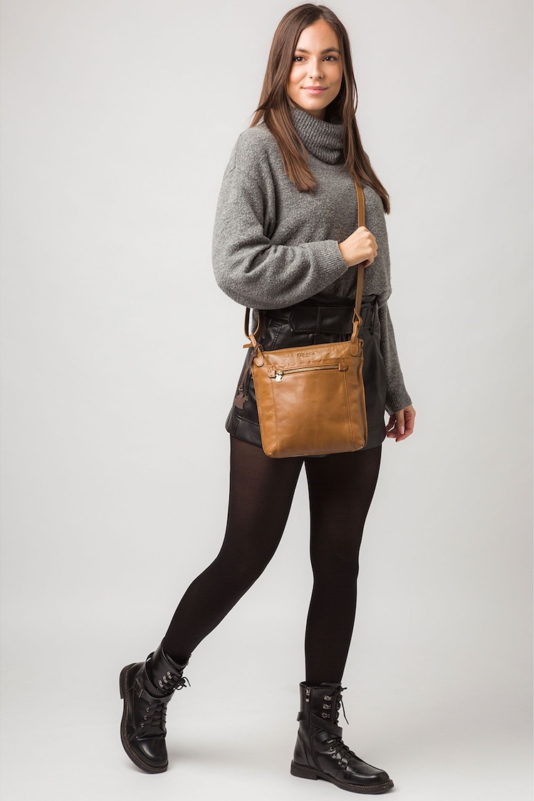 Conkca Rego Leather Cross Body Bag - Image 1 of 5