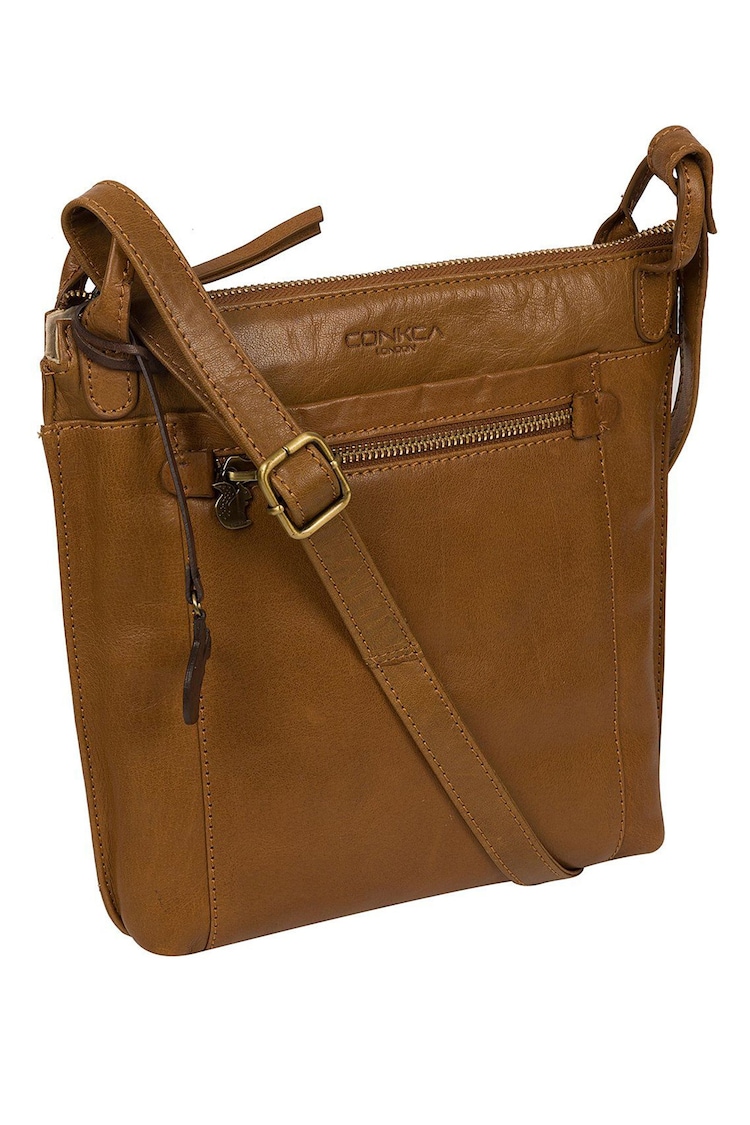 Conkca Rego Leather Cross Body Bag - Image 5 of 5