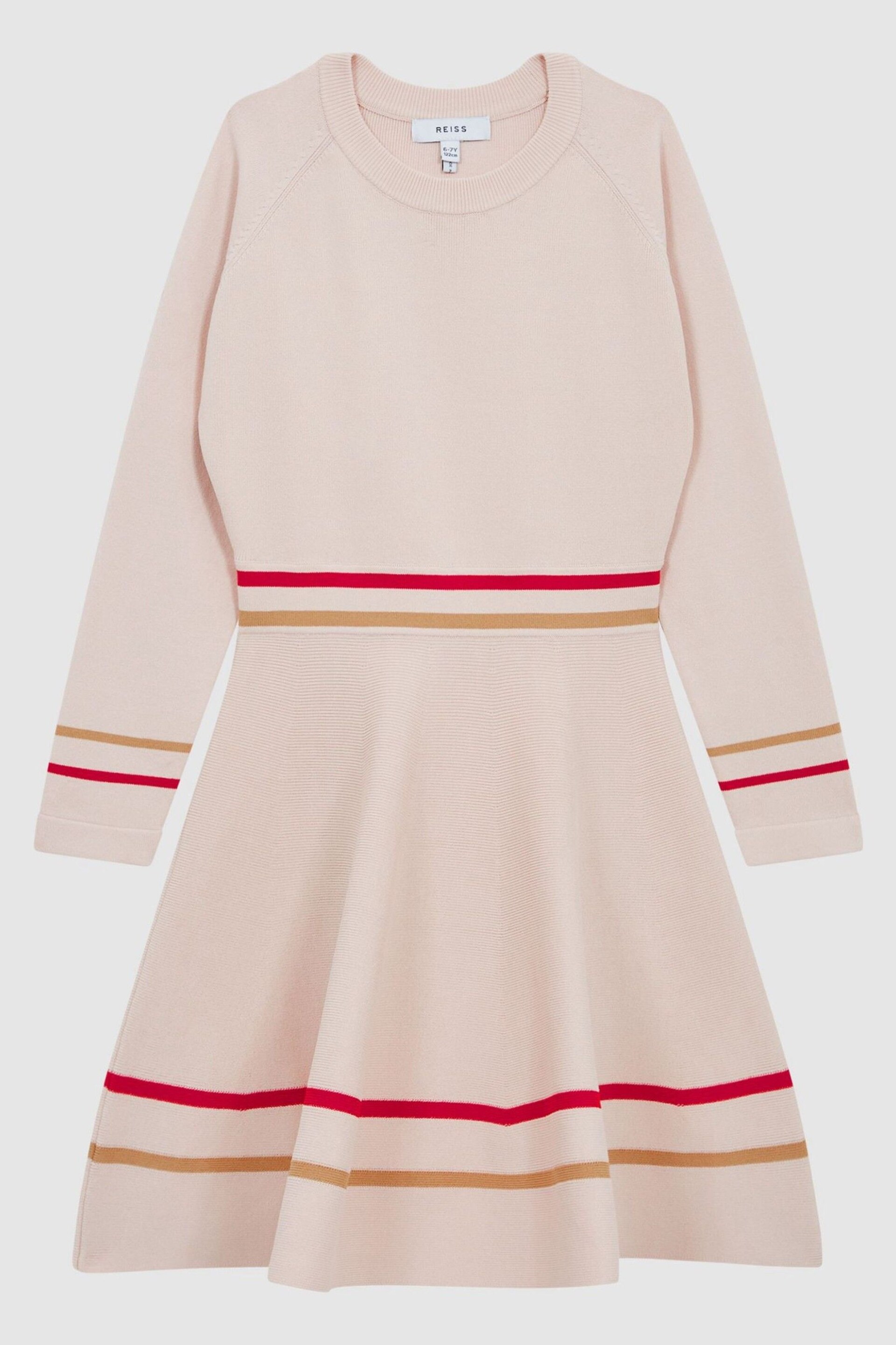 Reiss Pink Edith Junior Knitted Dress - Image 2 of 6