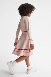 Reiss Pink Edith Junior Knitted Dress - Image 3 of 6
