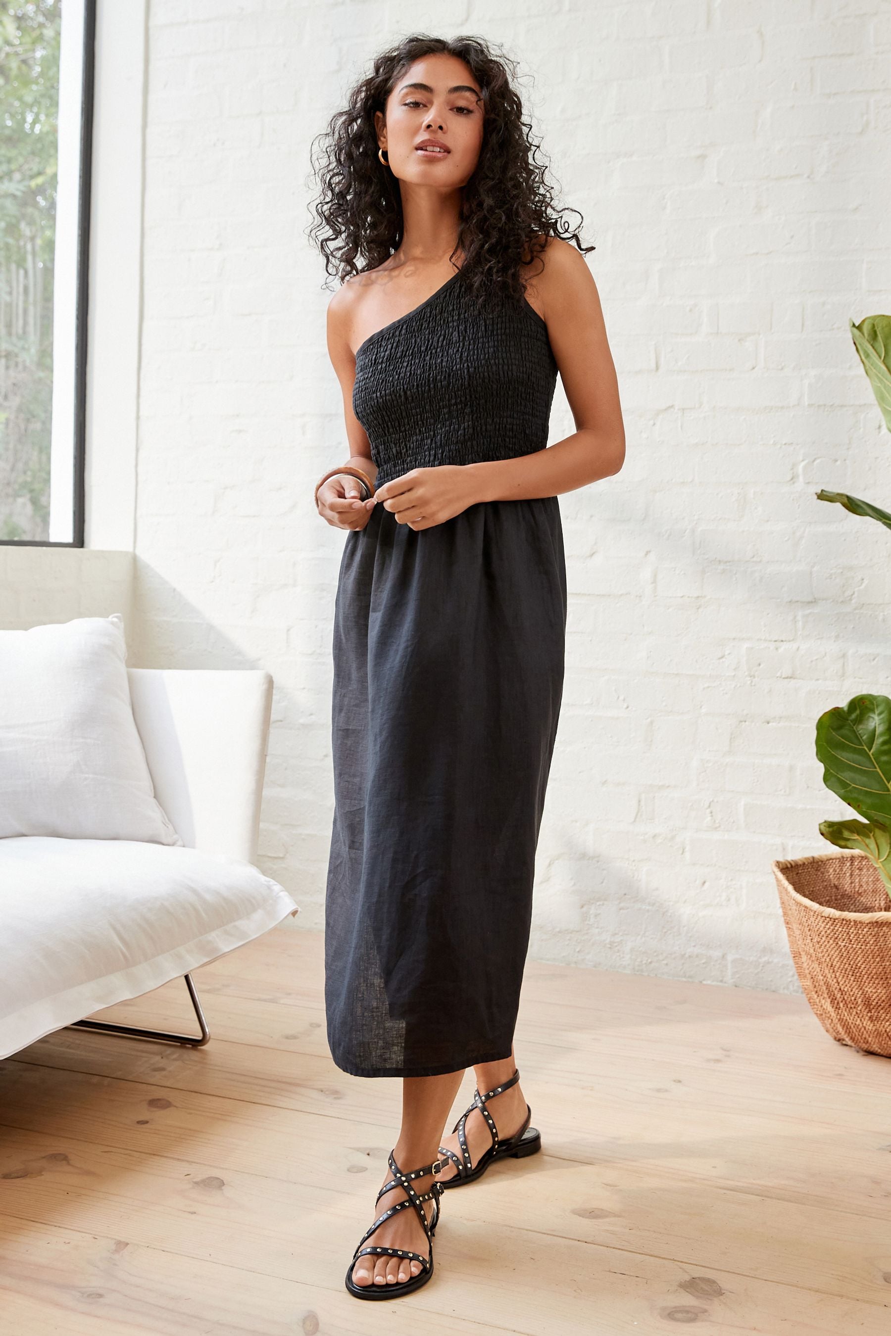 Next ladies linen summer dresses outlet