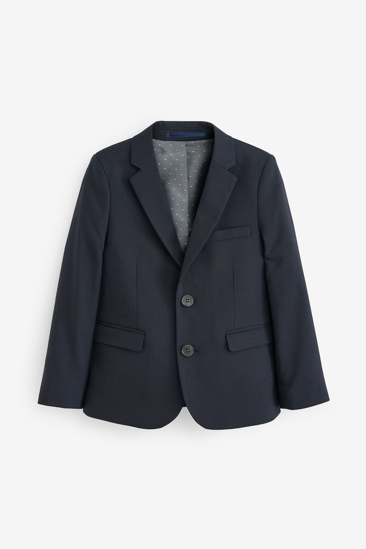 Navy Blue Tailored Fit Suit: Jacket (12mths-16yrs) - Image 1 of 6