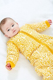 JoJo Maman Bébé Mustard Woodland 3.5 Tog Baby Sleeping Bag - Image 1 of 4