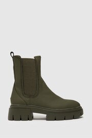 Schuh Green Amaya Chunky Chelsea Boots - Image 1 of 4