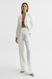 Reiss White Taite Tuxedo Blazer - Image 6 of 7