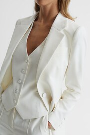 Reiss White Taite Tuxedo Blazer - Image 7 of 7