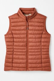 Joules Bramley Red Showerproof Packable Padded Gilet - Image 6 of 6