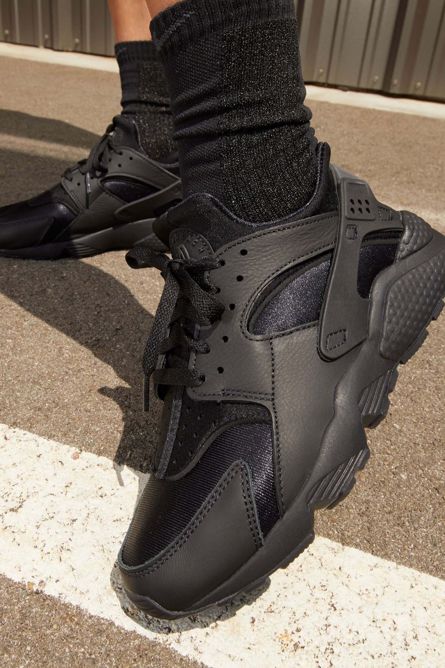 All black huaraches for women best sale