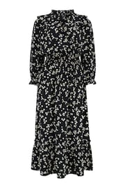 Pour Moi Black Daisy Print Maggie Recycled Dress - Image 3 of 4