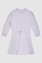 Reiss Lilac Maeve Junior Relaxed Jersey Dress - Image 2 of 7