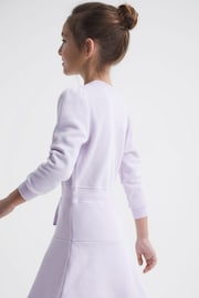 Reiss Lilac Maeve Junior Relaxed Jersey Dress - Image 4 of 7