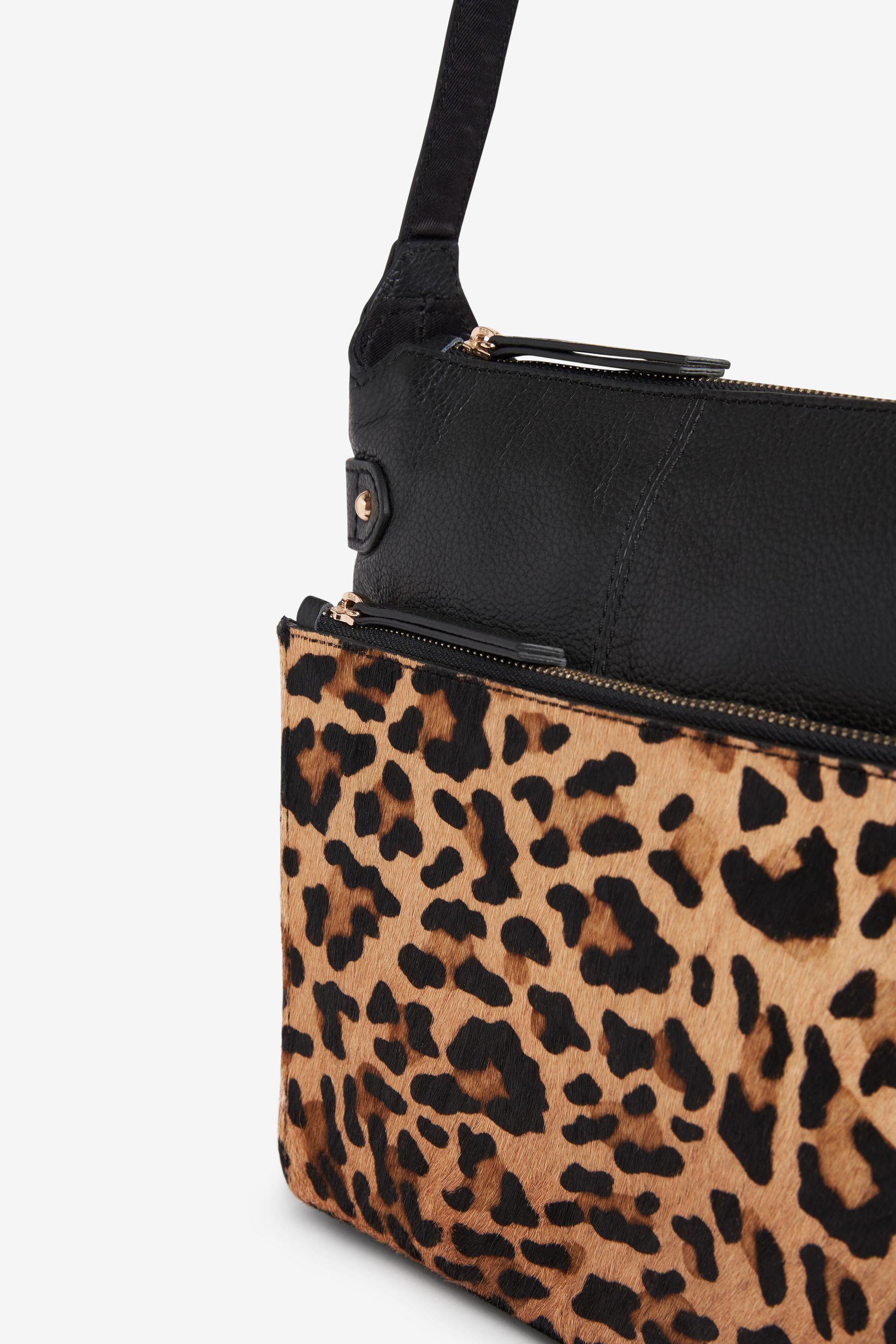 Buy Animal Print Leather Pocket Messenger Bag from Next Luxembourg
