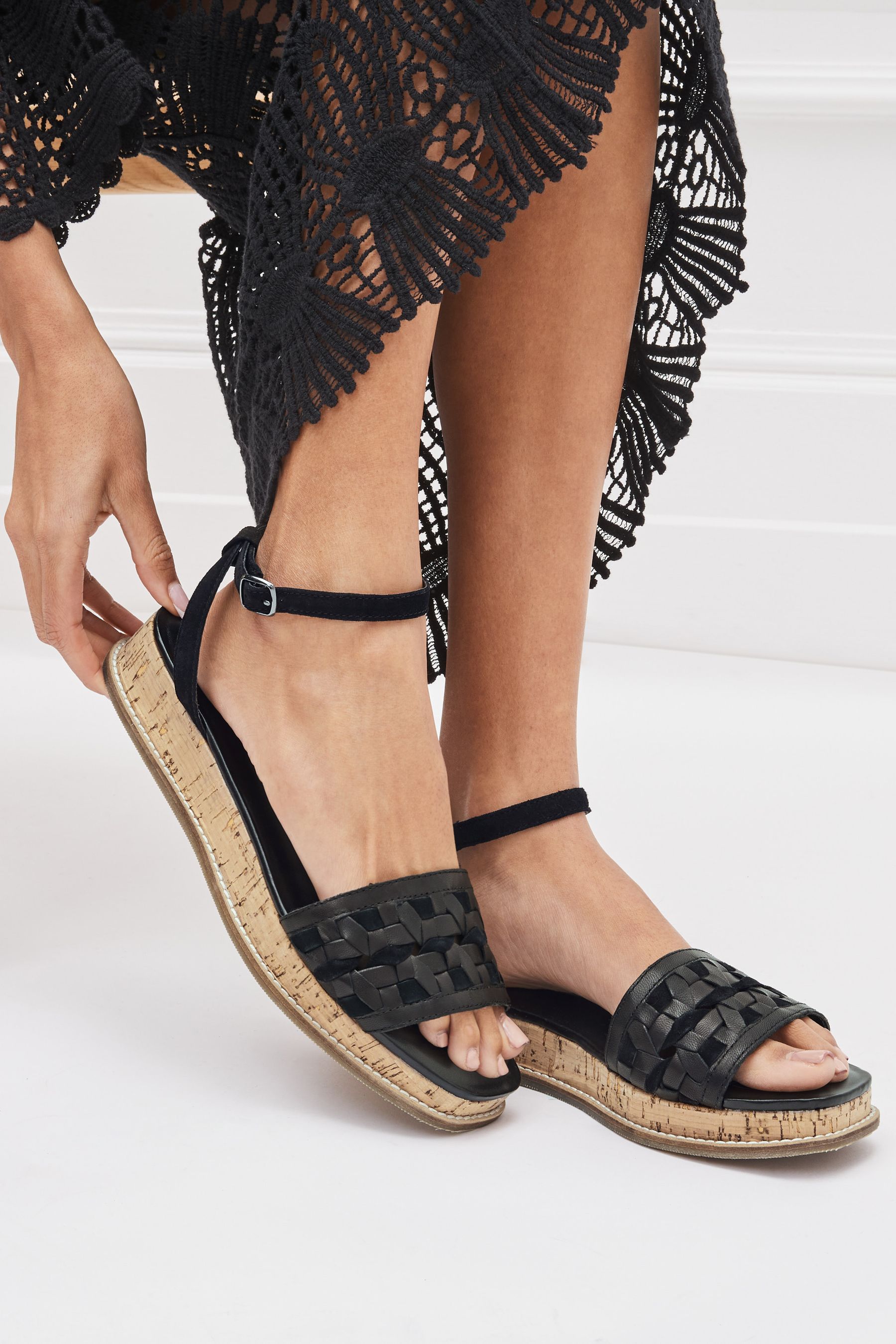 Extra wide platform sandals sale
