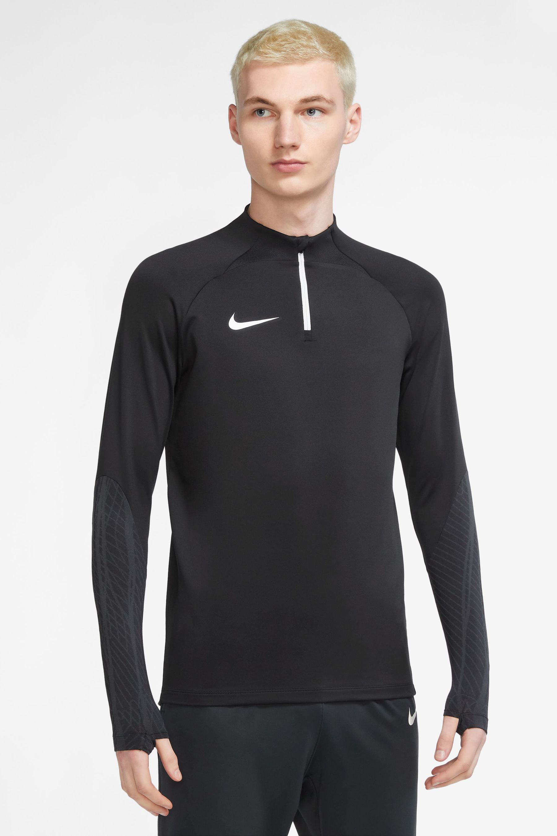 Buy Nike Black Dri FIT Strike Half Zip Training Top from Next Belgium