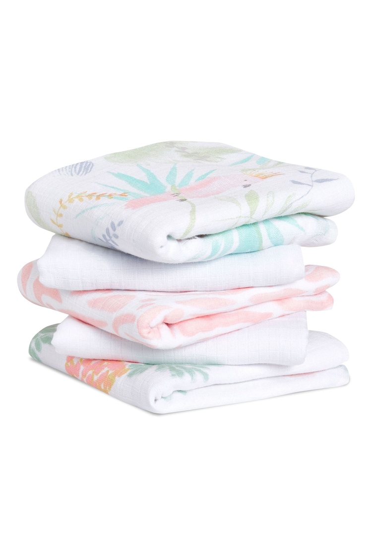 aden + anais Tropicalia Essentials 100% Cotton Muslin Squares 5 Pack - Image 1 of 6