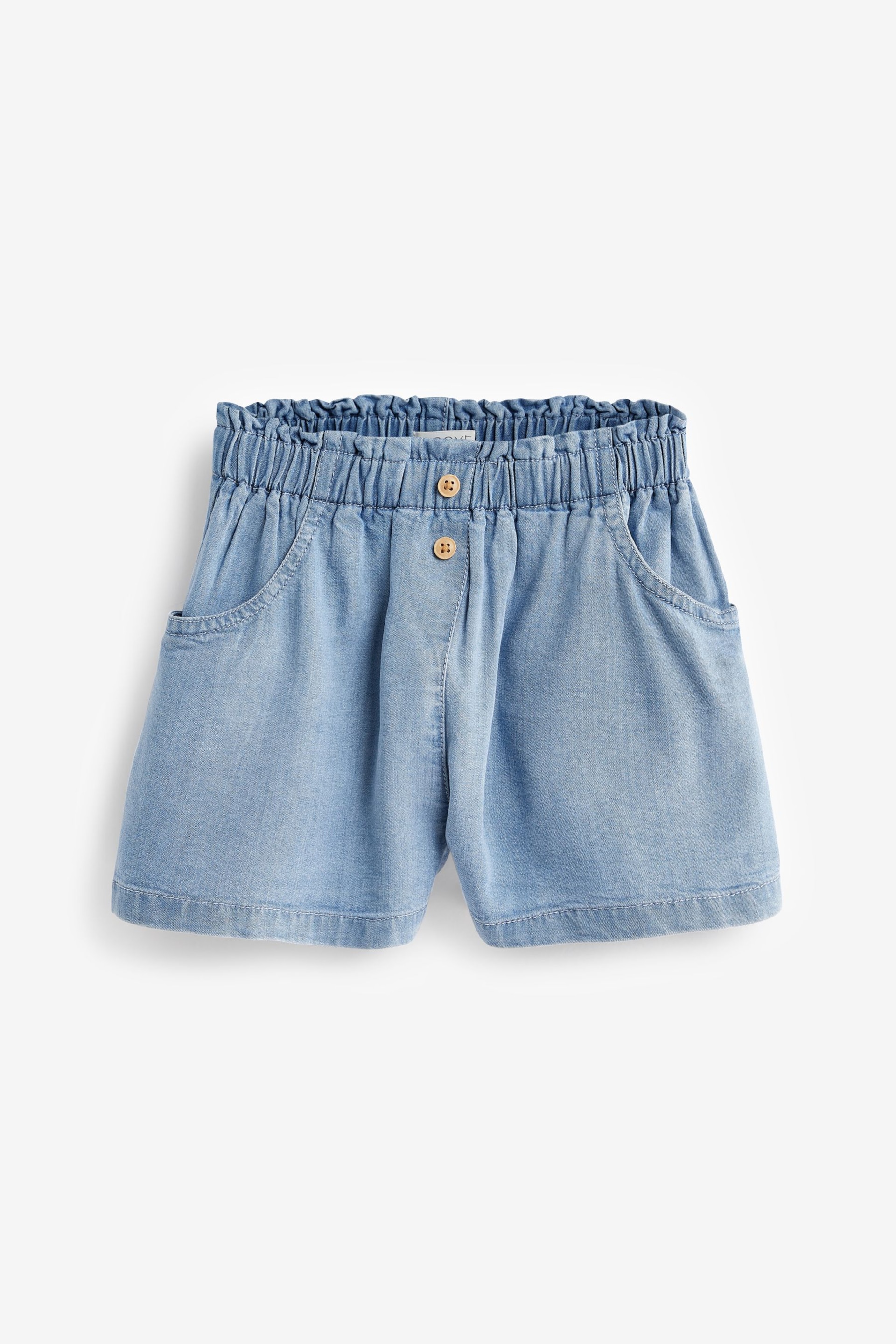Denim Button Shorts (3mths-7yrs) - Image 4 of 5