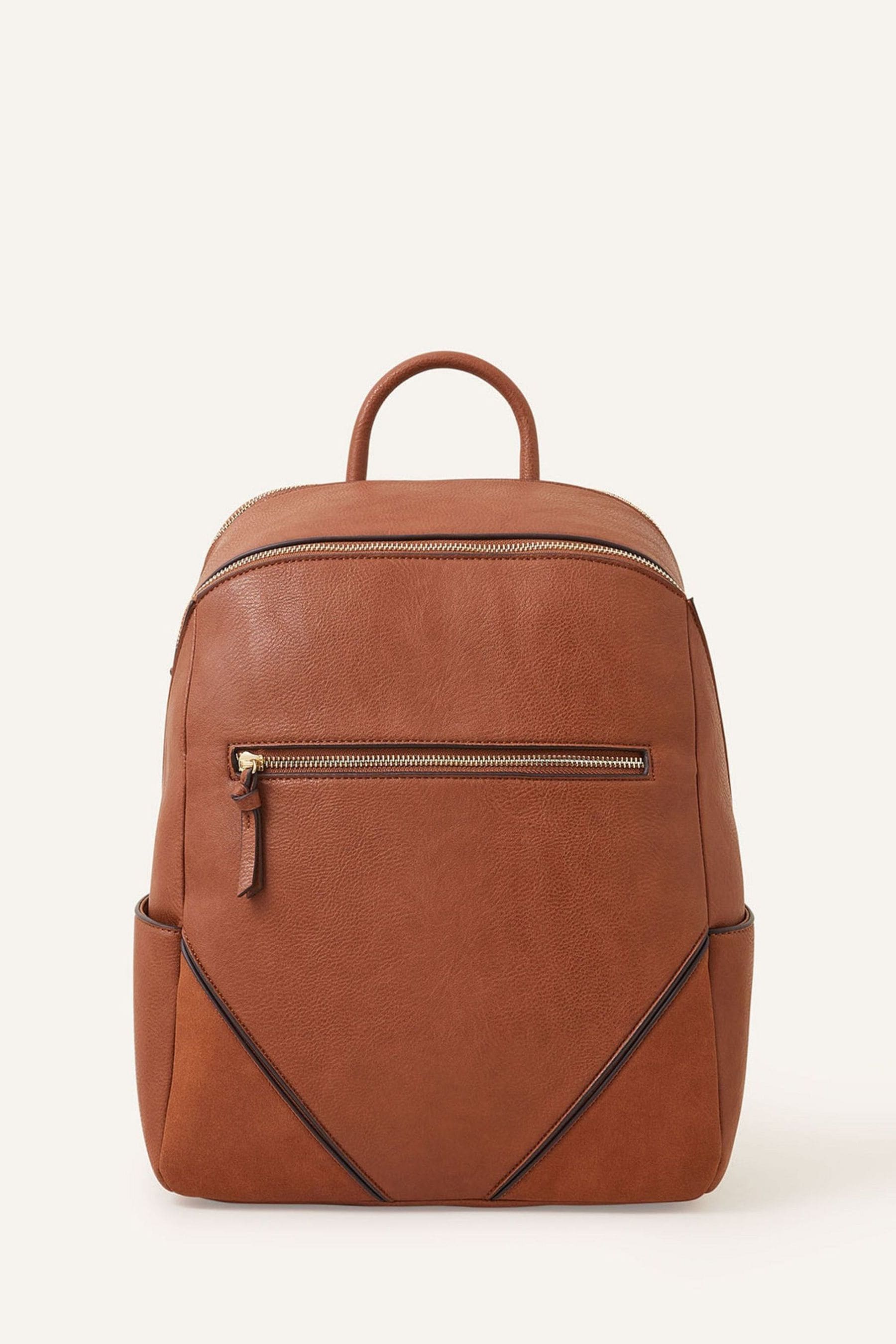 Buy Accessorize Brown Classic Zip Around Backpack from the Next UK online shop