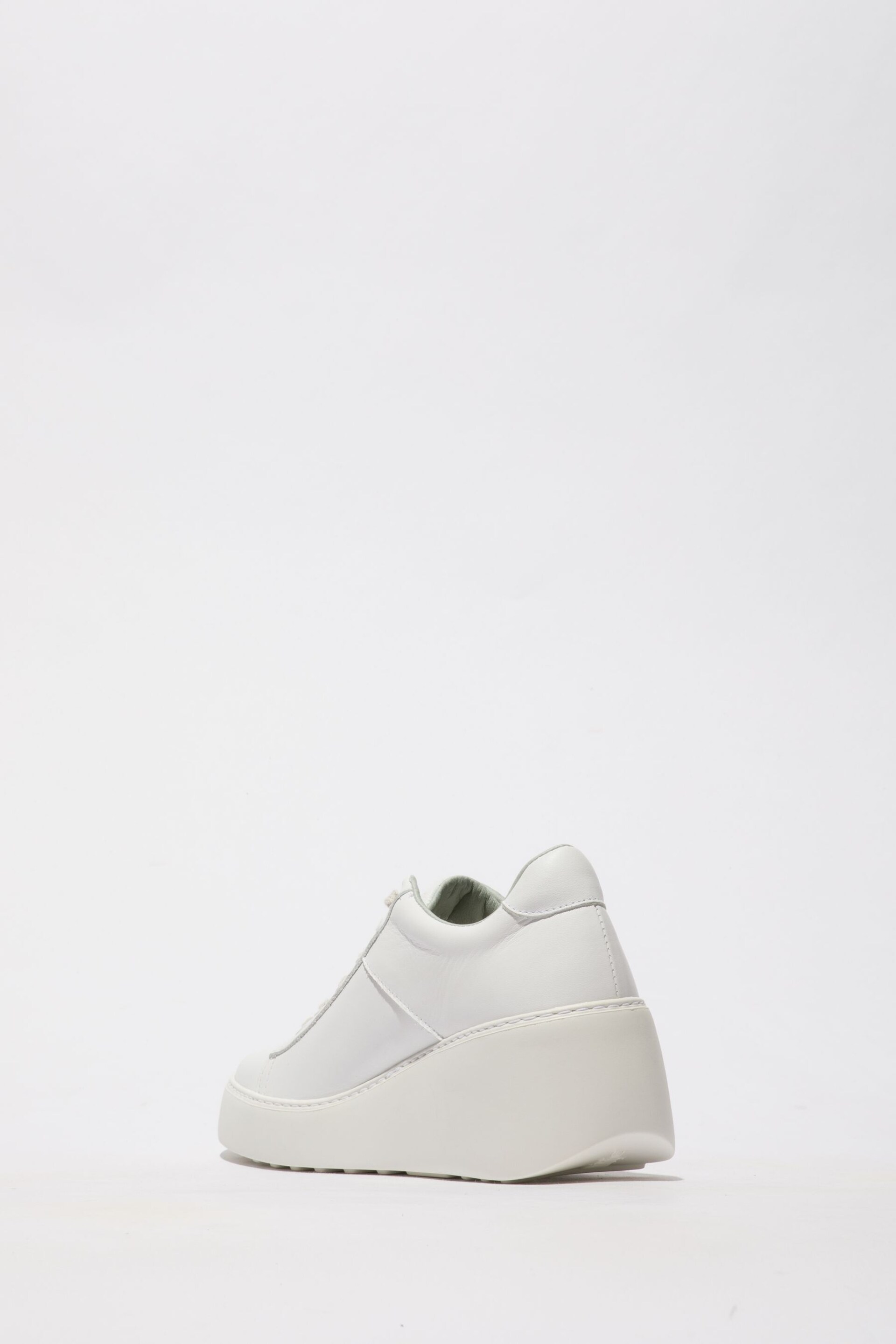 Fly London White Delf Wedge Trainers - Image 2 of 4