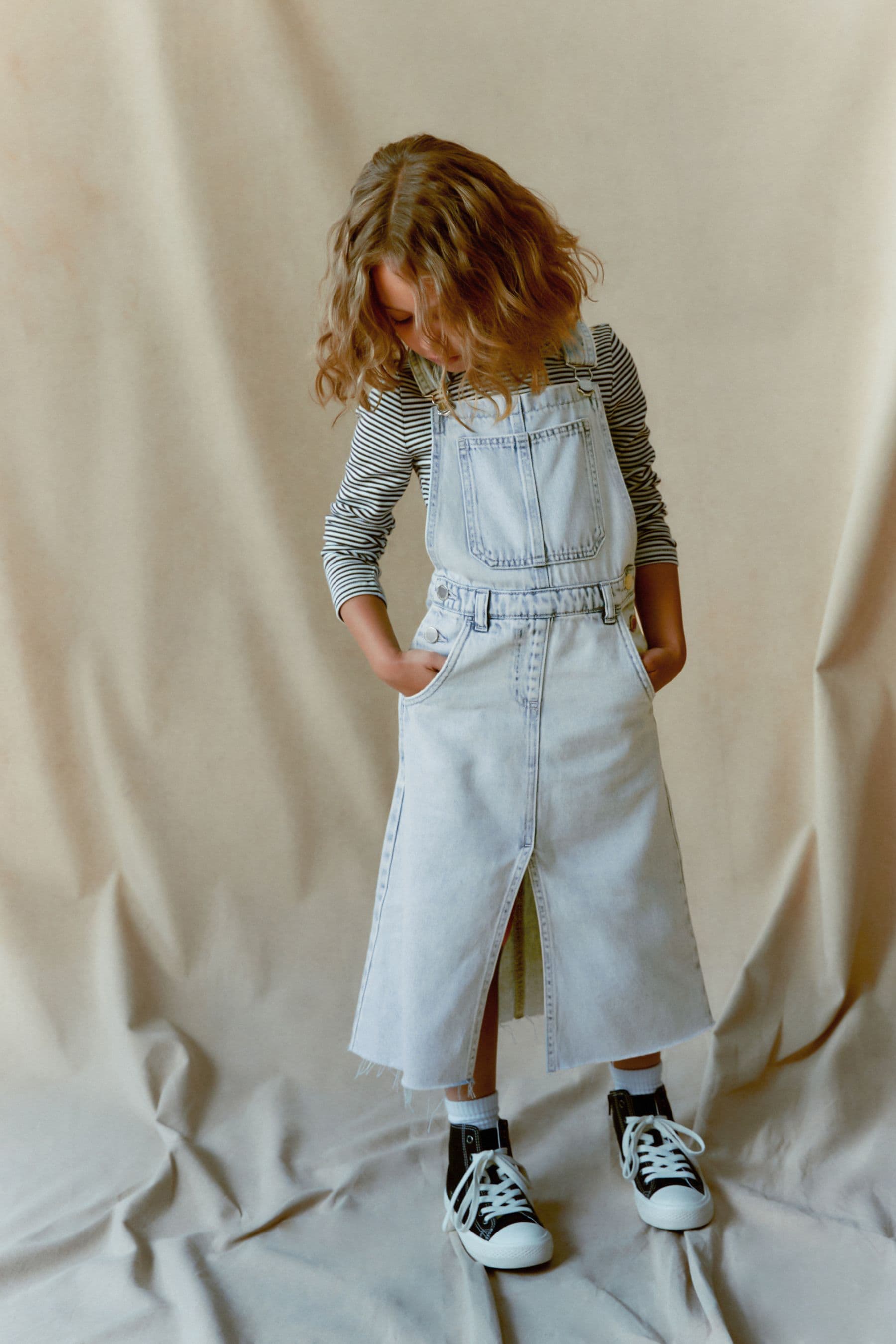 Buy Blue Denim Maxi Pinafore Dress 3 16yrs from Next Luxembourg