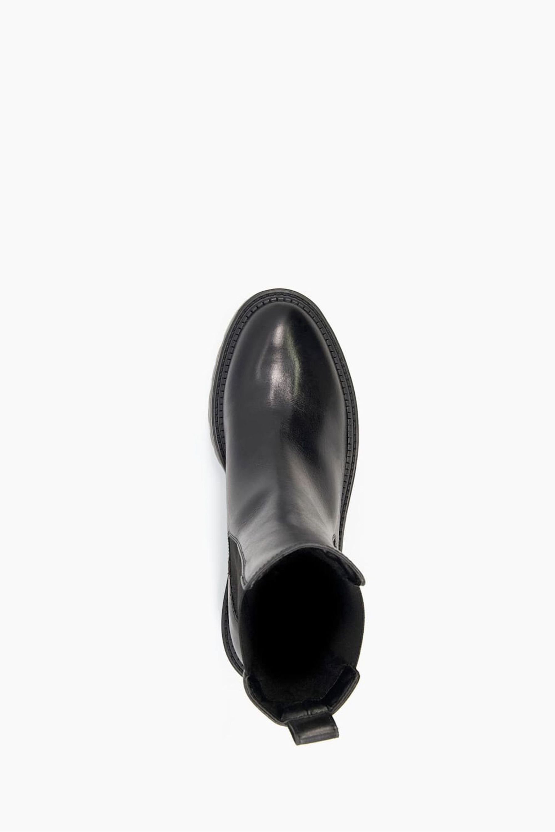 Buy Dune London Black Picture Cleated Chelsea Boots from Next Canada