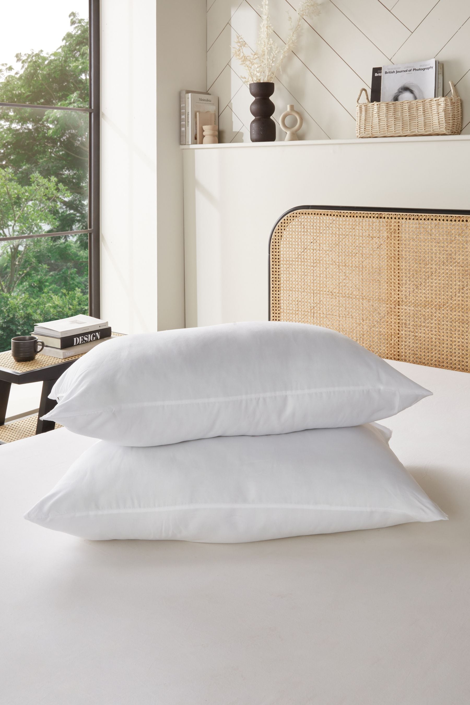 Adult Next Simply Soft Anti Allergy Medium Set of 2 Pillows White