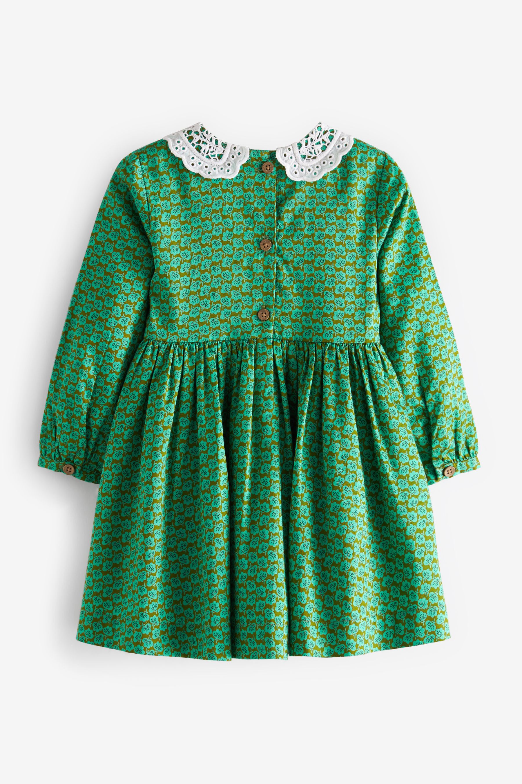 Shirred collar dress sale