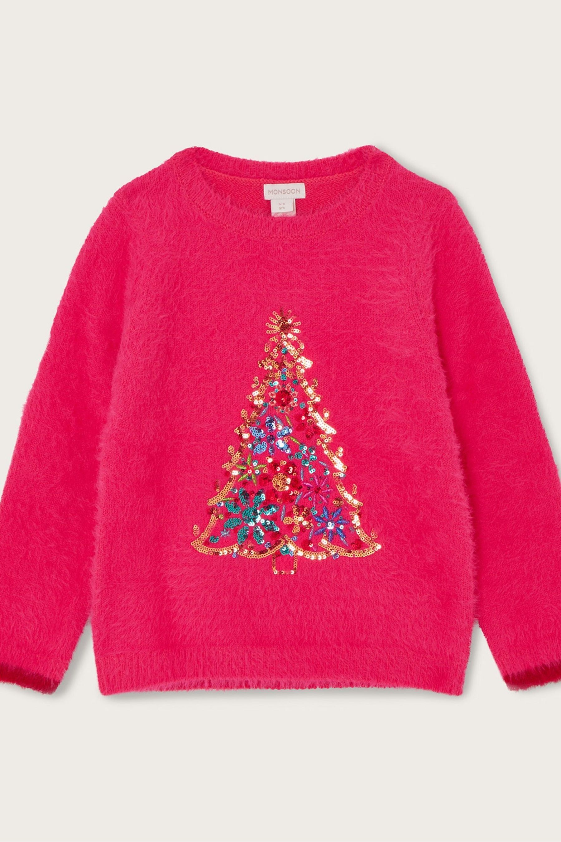 Buy Monsoon Christmas Tree Knitted Jumper from Next Luxembourg