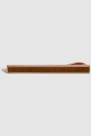 Reiss Rose Gold Ardley Stone Insert Tie Bar - Image 1 of 4