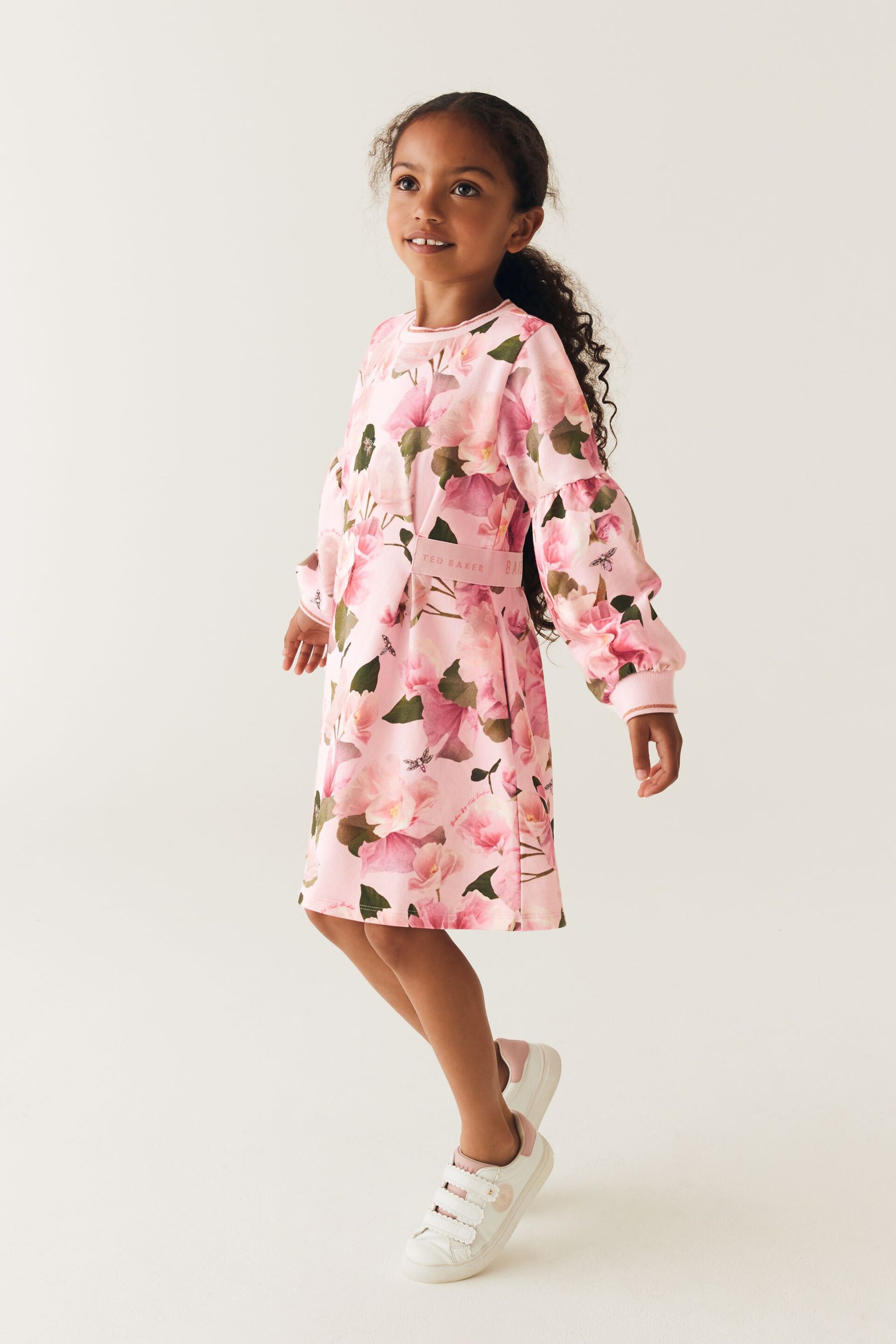 Baker by Ted Baker Floral Sweat Dress - Image 3 of 13