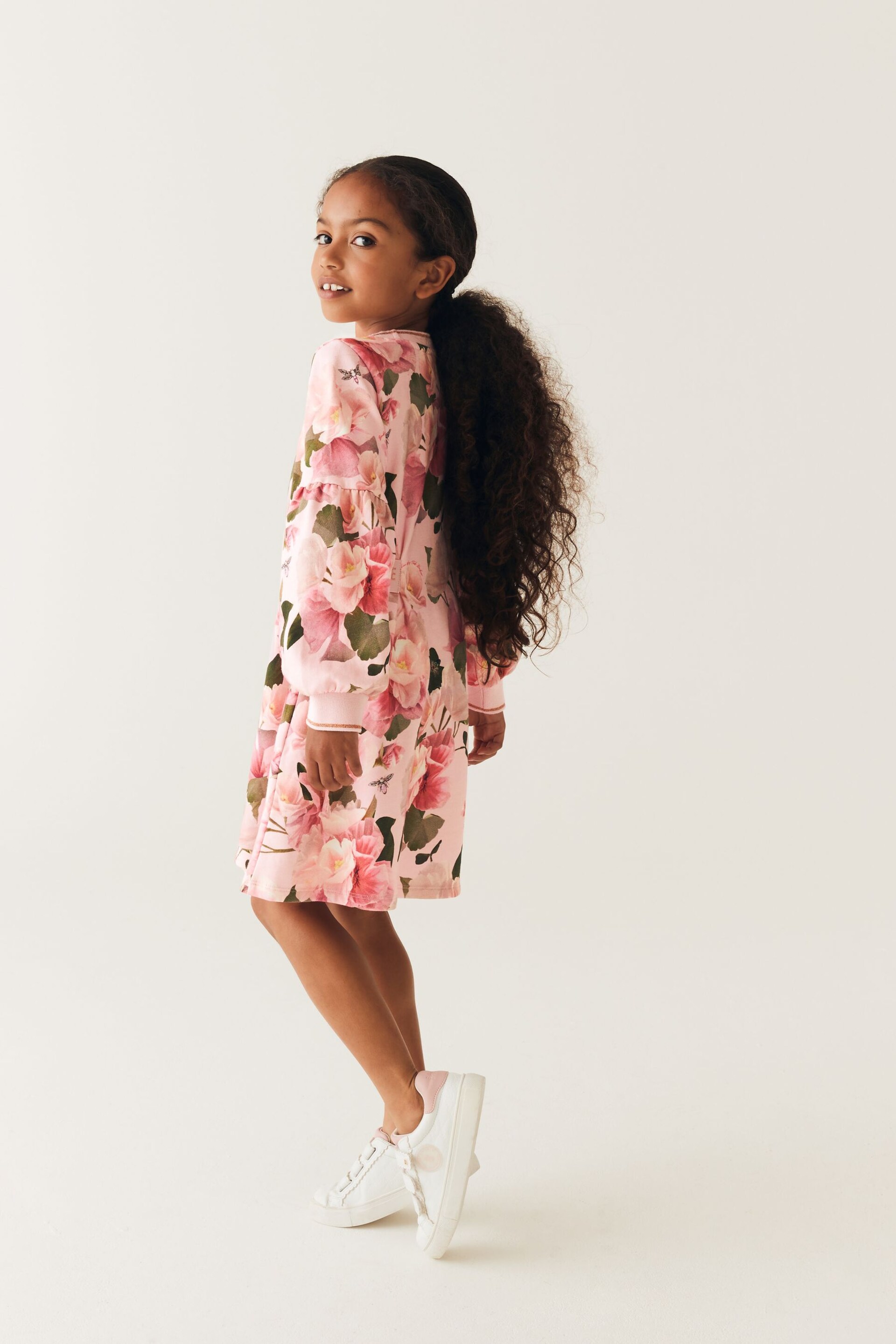 Baker by Ted Baker Floral Sweat Dress - Image 4 of 13