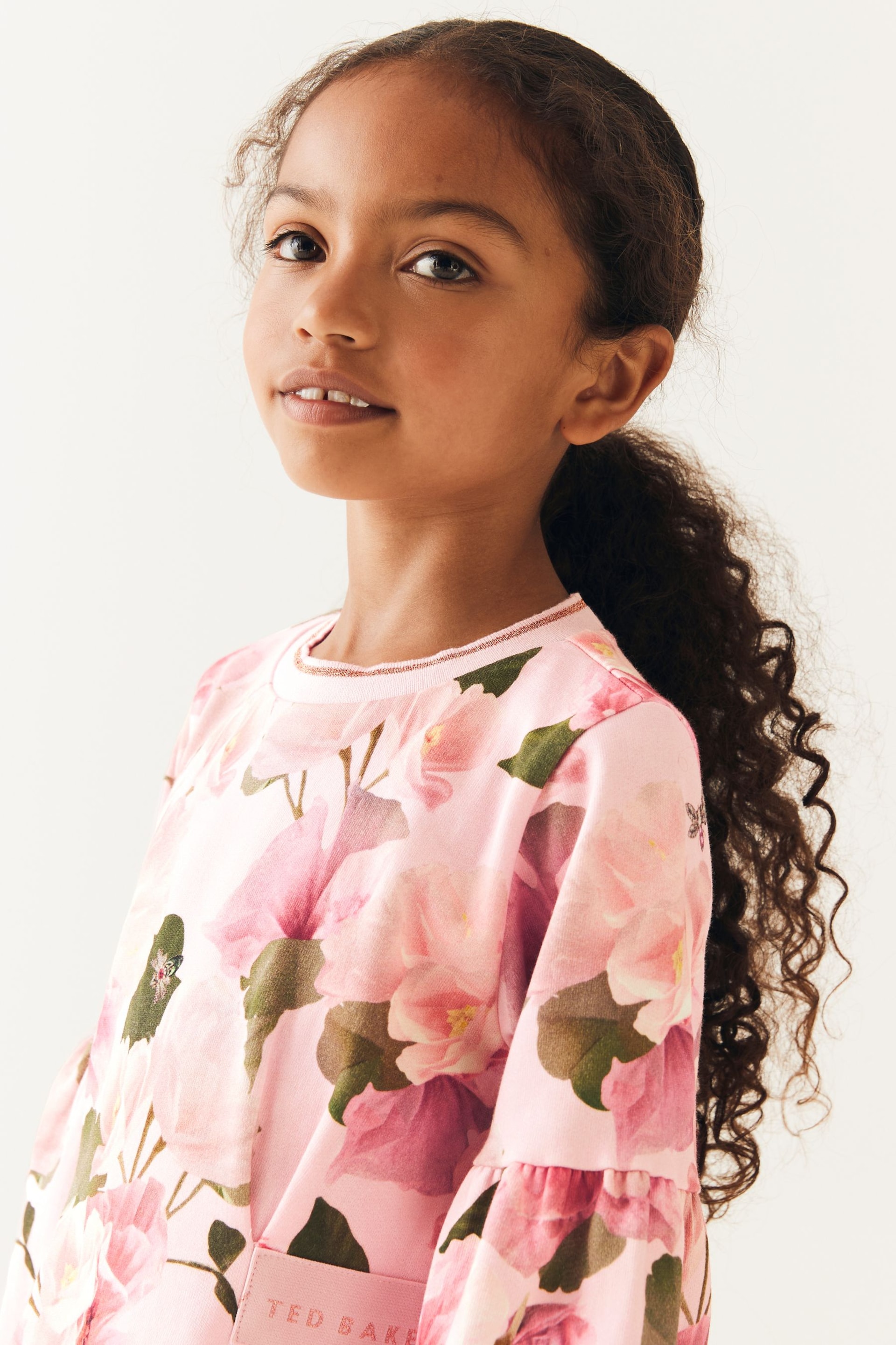 Baker by Ted Baker Floral Sweat Dress - Image 9 of 13