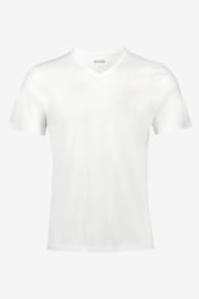 BOSS White Classic V-Neck T-Shirts 3 Pack - Image 2 of 6