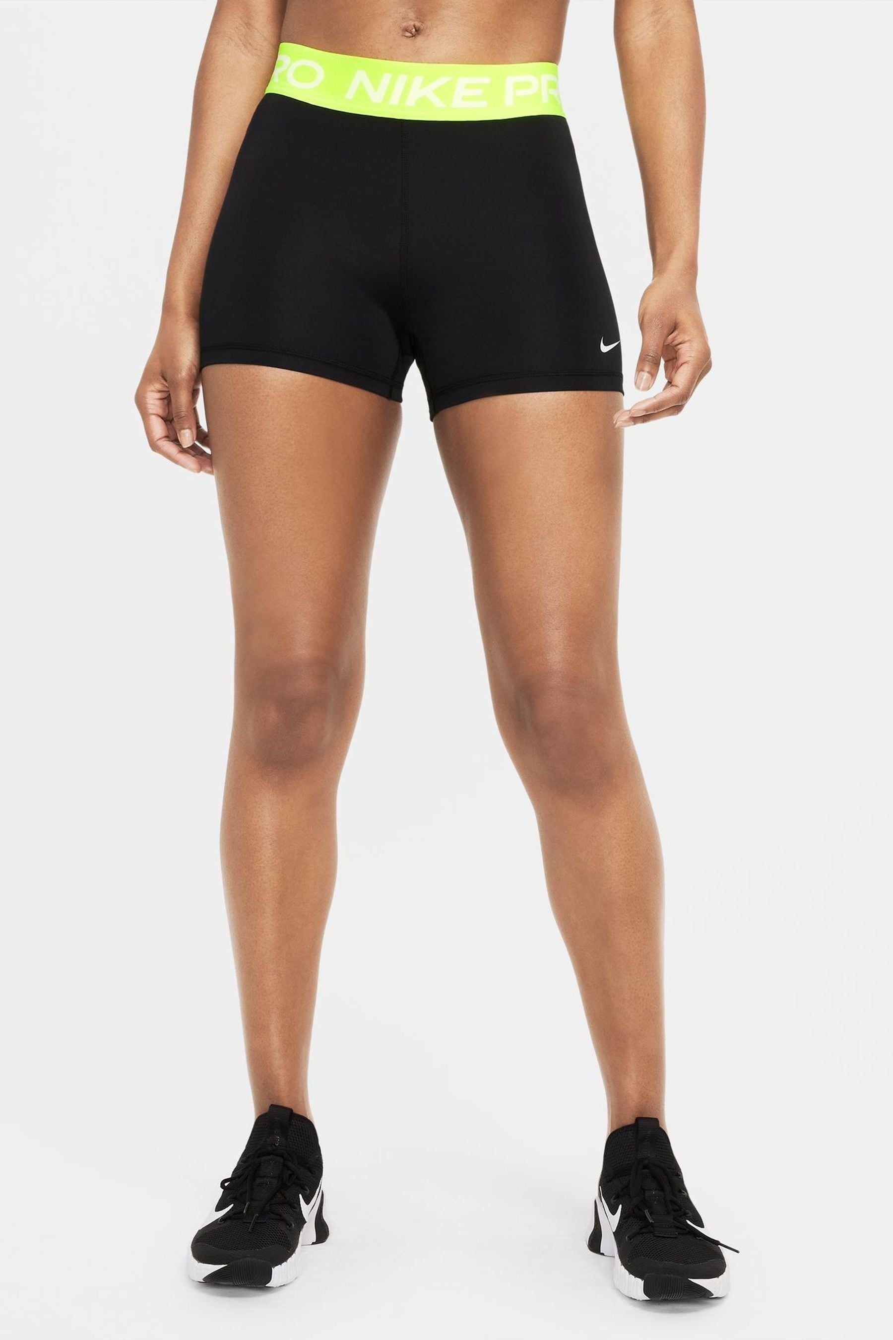 Buy Nike Black Lime Pro 3 Shorts from the Next UK online shop