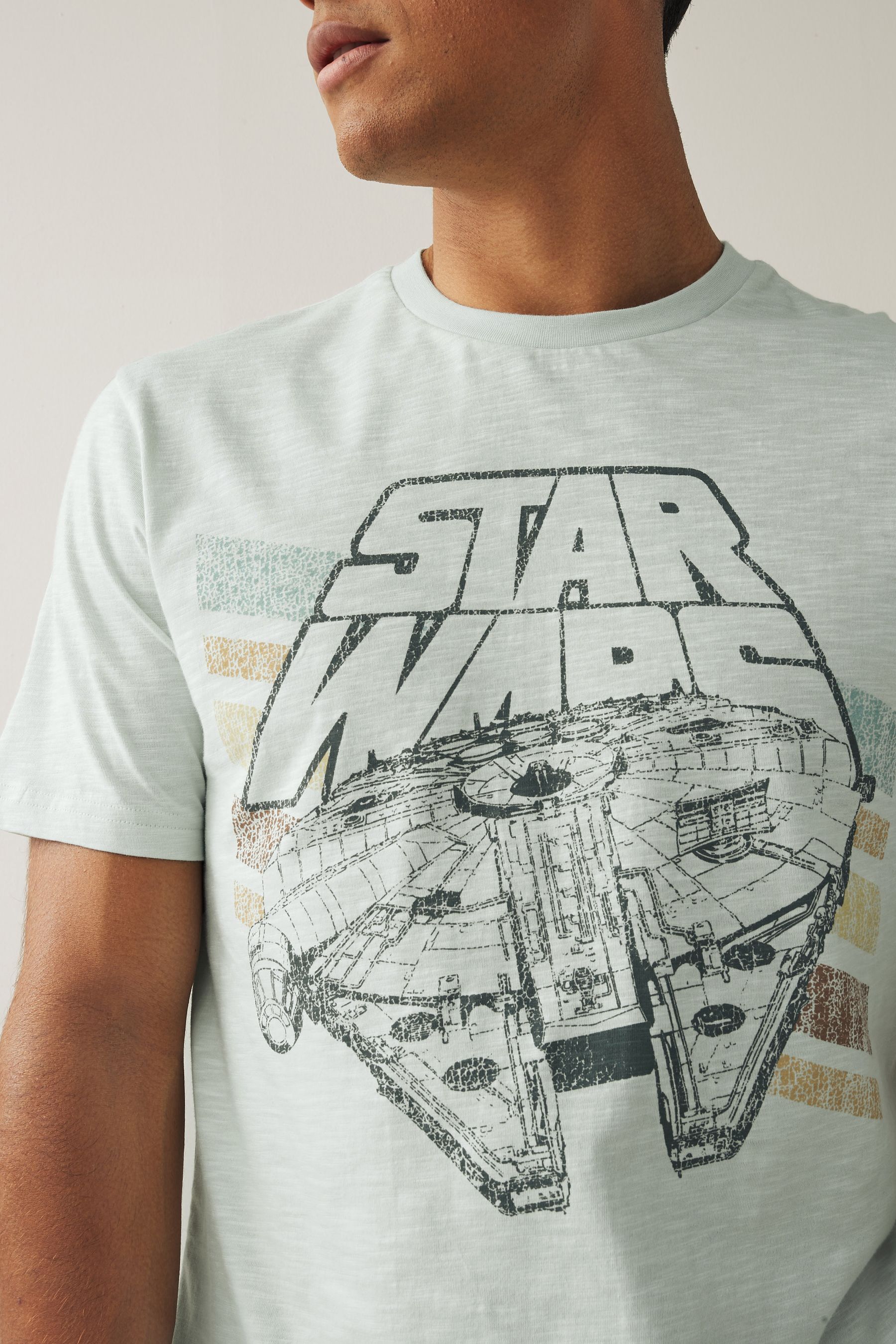 Buy Blue Star Wars License T Shirt from Next Luxembourg