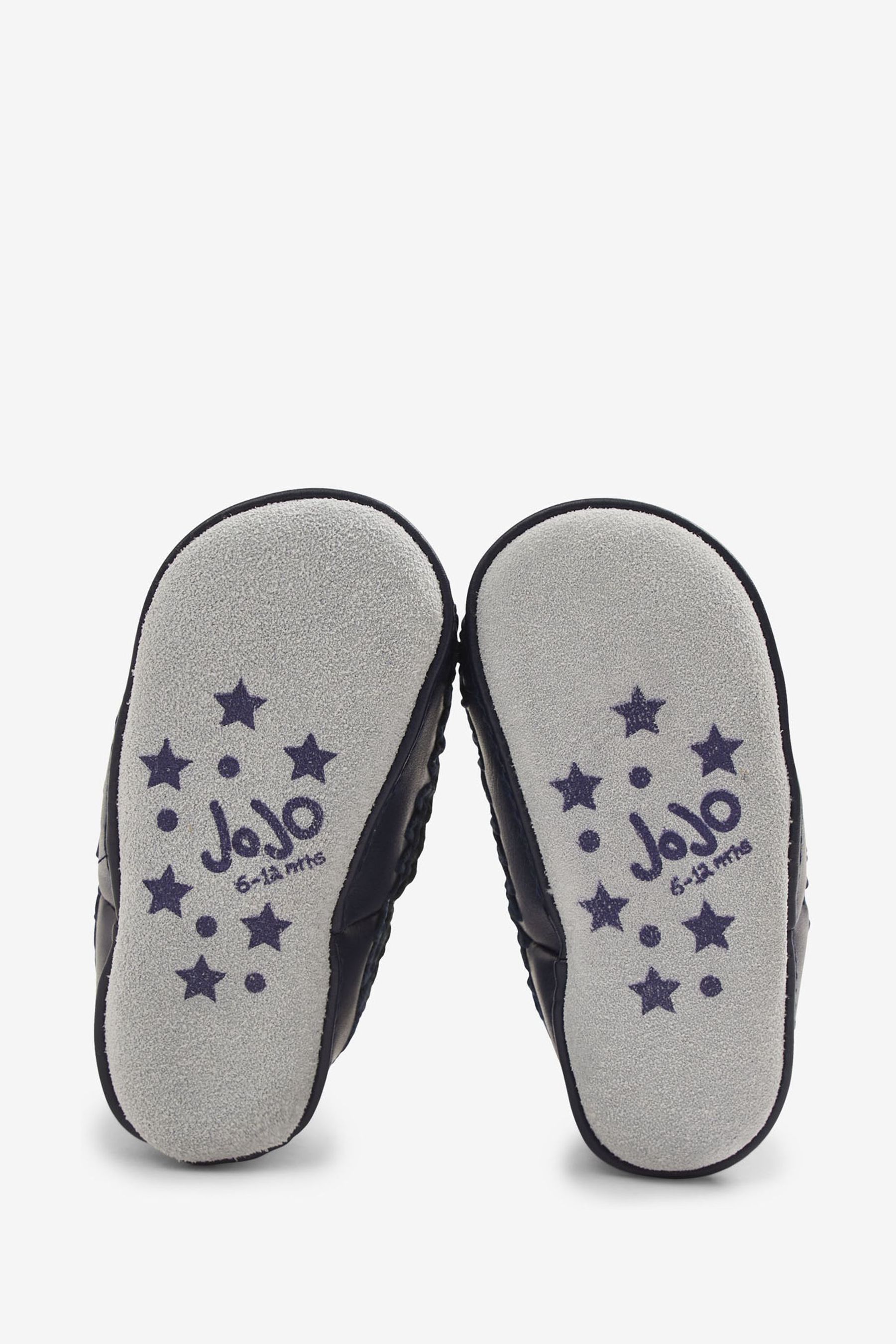 Buy JoJo Maman Bebe Navy Ecru Stripe Moccasin Slipper Socks from Next India