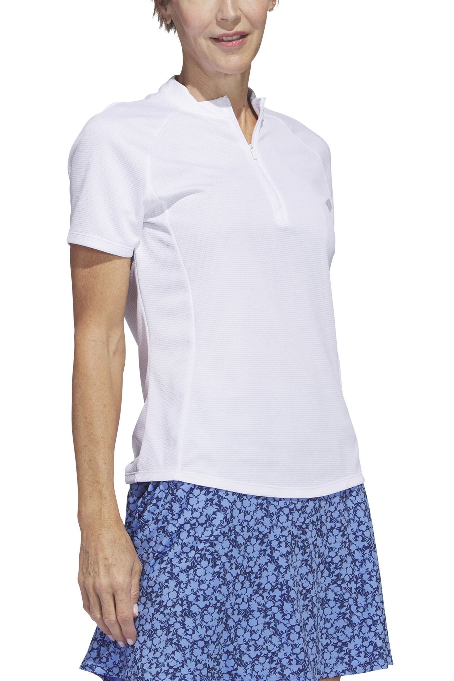 Adidas Golf Texture Polo - Image 4 of 7