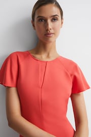 Reiss Coral Eleni Cap Sleeve Maxi Dress - Image 4 of 6