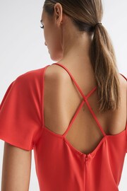 Reiss Coral Eleni Cap Sleeve Maxi Dress - Image 5 of 6