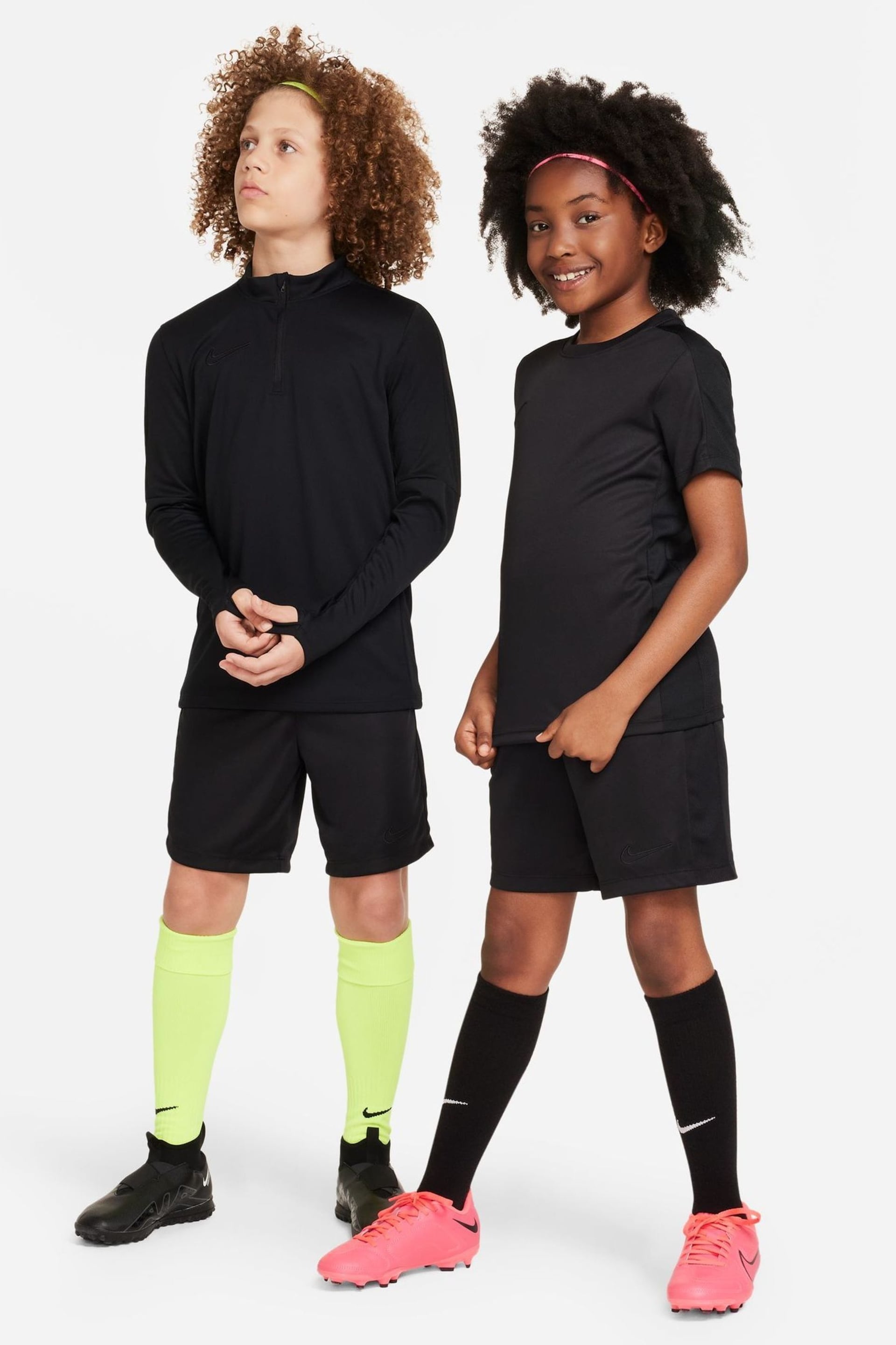 Nike Black Dri-FIT Academy Training Shorts - Image 5 of 9