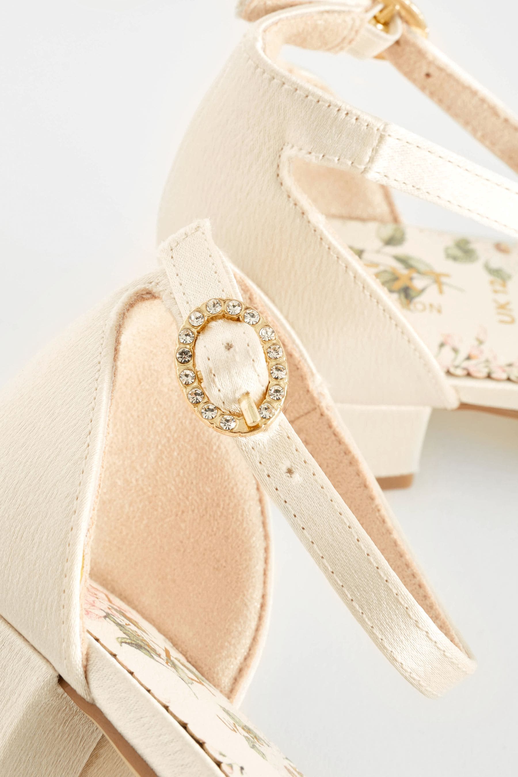 Buy Ivory Occasion Ankle Strap Low Heel Shoes from Next Canada