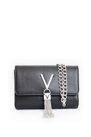 Valentino Bags Black Cross-Body Divina Tassel Bag - Image 4 of 5