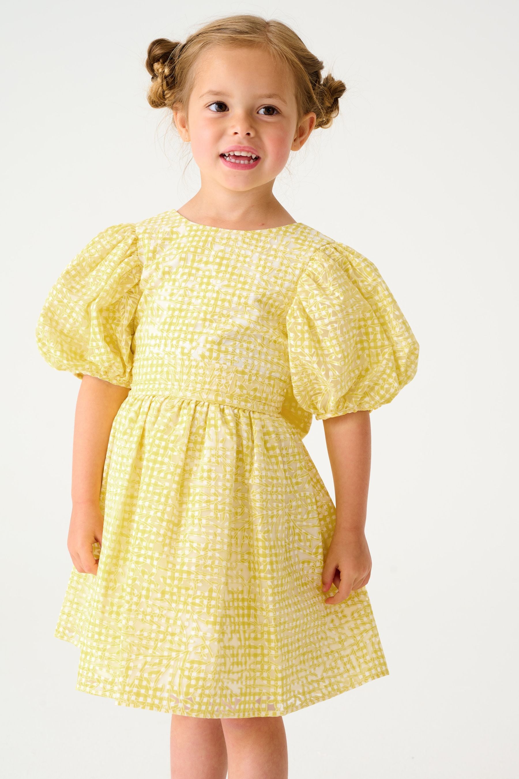 Next yellow gingham dress cheap