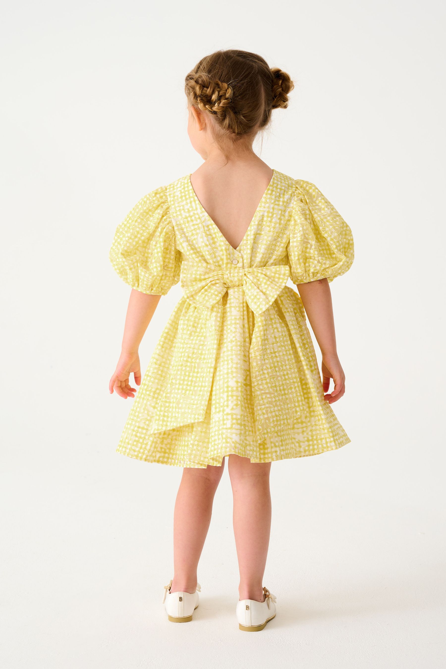 Buy Baker by Ted Baker Yellow Gingham Dress from Next Luxembourg