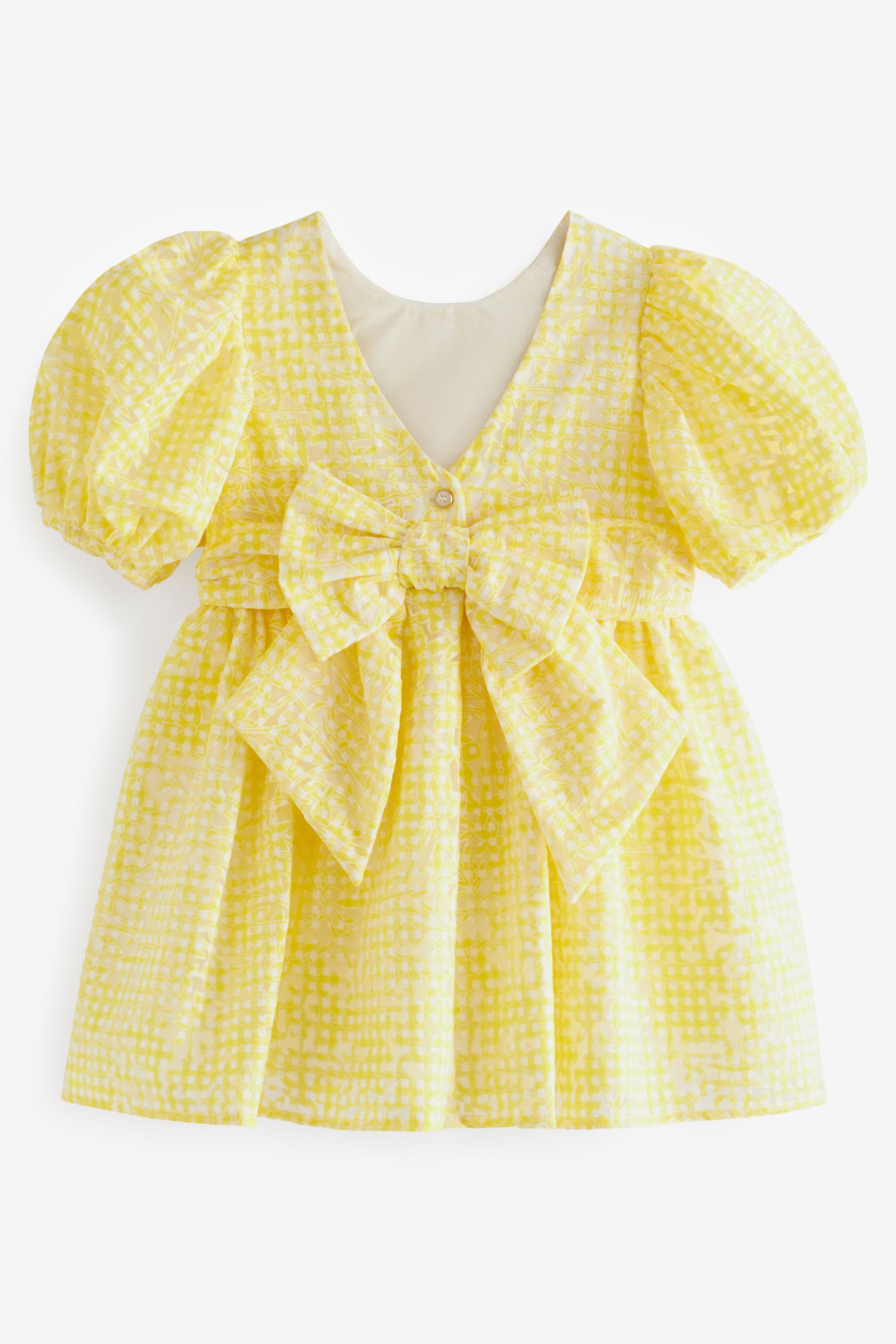 Next yellow gingham dress online